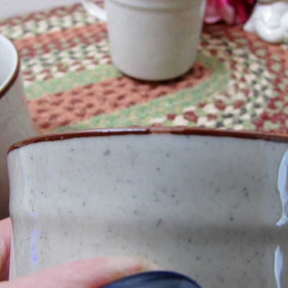 Set of 3 Otagiri Prado Stoneware Cups / Saucers Mid-Century Modern Kitchen Decor - Picture 9 of 12